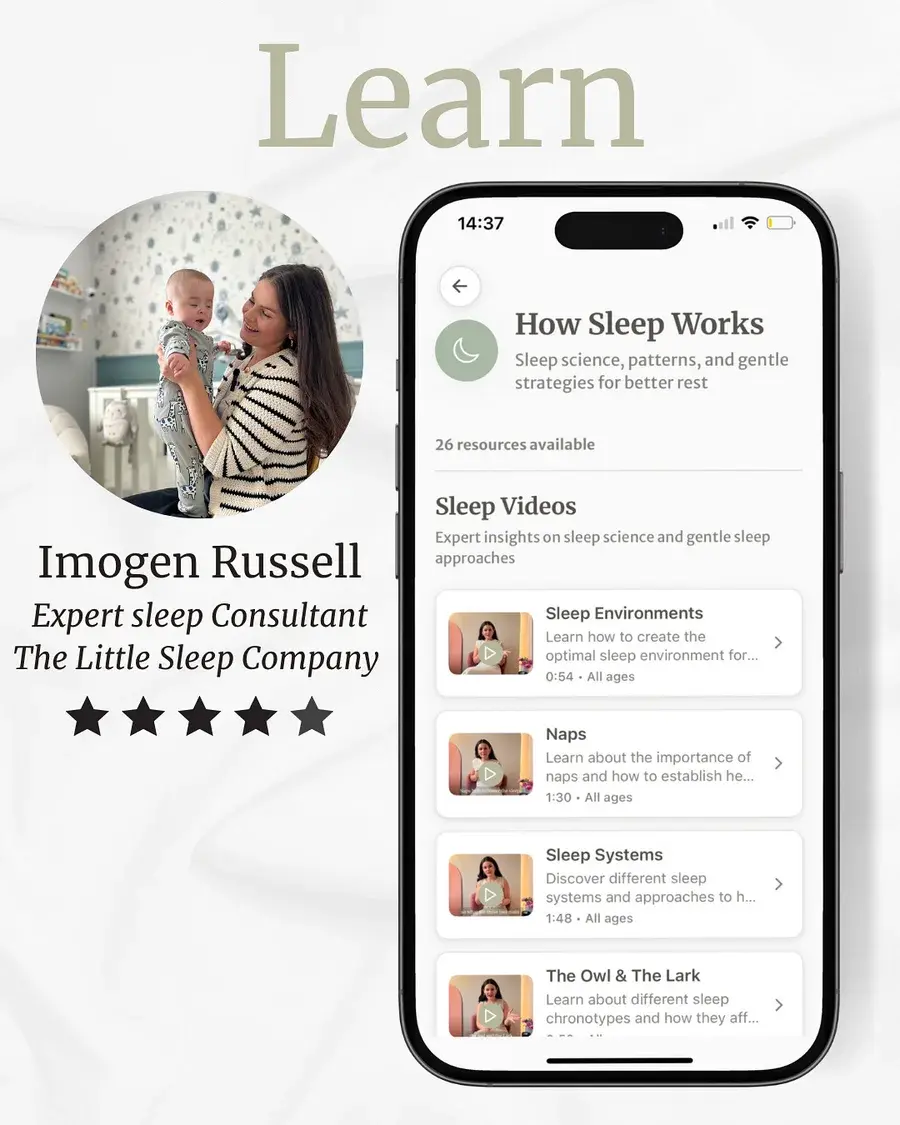 Sleep - Otti's personalised evening home screen for parents